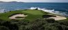 PEBBLE BEACH, CALIFORNIA - FEBRUARY 06: A general view of the seventh green during a practice round prior to the AT&T Pebble Beach Pro-Am at Pebble Beach Golf Links on February 06, 2019 in Pebble Beach, California. (Photo by Chris Trotman/Getty Images)